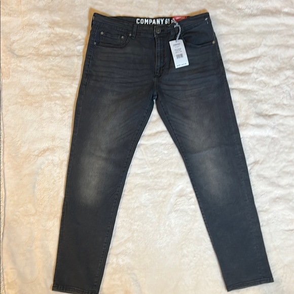 Company Eighty One Men’s Black Jeans Stratford Slim Fit Size 36x32 NWT - Picture 5 of 9